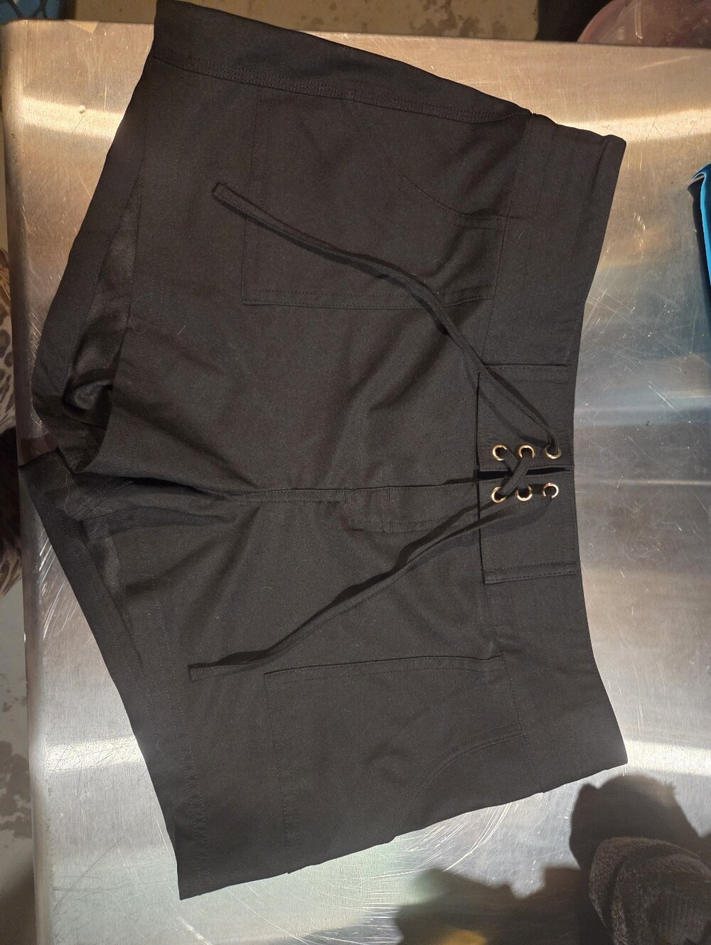 La Blanca "All Aboard "Black Lace Front Swim Shorts